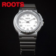 K무배 ROOTS 루츠 R0001GR 손목시계 // 남자 아날로그 패션, 1개