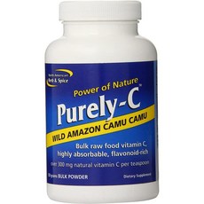 NAH&S USA 직구 노스 아메리칸 Purely-C 카무 Bulk Powder 베스트 제품 camu 4.23온스 1Pack, 사이즈, 1개, 120g