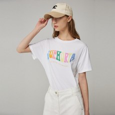 [나이스클랍(신상)] 나이스클랍 백슬릿 레터링 티셔츠 N232PWT421
