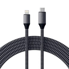 사테치 USB-C to 라이트닝 충전 케이블(6피트) - Apple MFi 인증 미국 멀티포트-622598 - awk3131