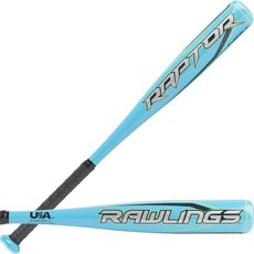 Rawlings | RAPTOR 티볼 배트 미국 -12 네온 블루 66cm(26인치)