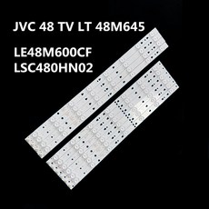 100% 새로운 10pcs/키트 LED 스트립 JVC 48 TV LT 48M645 하이 ER 48 TV LE48M600CF LSC480HN02 G|LED Bar Lights|, 1개, 단일, 단일