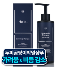 히이즈 디펜스칼프 두피 가려움 비듬 박멸 샴푸 지성 진정 쿨링 탈모, 1개, 500ml - 쿨링500ml