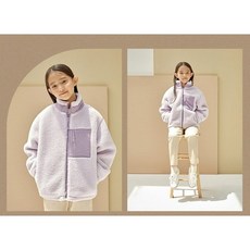 탑텐키즈 tw 점퍼 패딩 **역시즌** 22F/W 공용 덤블보아 집업 MKC4TC3002 주니어 키즈