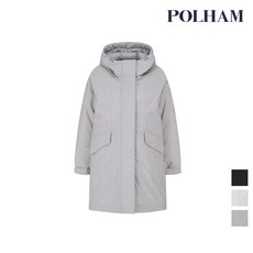 폴햄 폴햄 여성 알래스카 구스 후드 롱 다운_PHC4JP2260