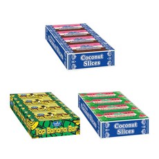 삼색 코코넛 슬라이스 46g 24개입 3종 택1/ Dayton Nut Specialties Coconut Candy Slice 1.65oz 24 Bars, 2. Top Banana