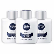 NIVEA Men Sensitive Post Shave Balm 남성용 포스트 쉐이브 보습밤 면도후 피부 진정 3팩