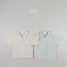 23여름 오웬 토미반팔셔츠 S-XL 유아 아동 키즈 토들러 여아 남아 상의 반팔 남방 셔츠 블라우스