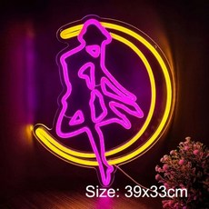 고양이 LED 네온사인 애견 펫 미용샵 간판, 1개, 유형 G