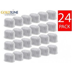 Keurig Classic 1.0 및 2.0 커피 메이커 기계 용 GOLDTONE 브랜드 교체 숯 정수 필터 카트리지 [24 팩], 단일옵션