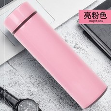 따르다 손쇠 단추 원터치 템블러 차량탑재 비지니스 사무실 기프트 인쇄 LOGO, 핑크 타입 양식 3-C5 W
