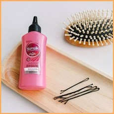 썬실크(Sunsilk) 헤어 크림(에센스) 40ML X 3통1팩, #01. 헤어크림(핑크색) 40ML (3통1팩), 3개