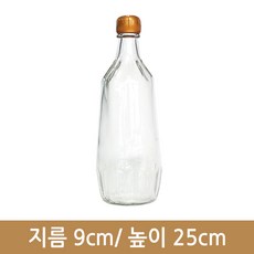 유리병 백세주조각700(골드마개) (K), 1개