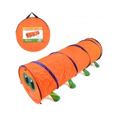 PJ 애벌레 터널 ORANGE 150cm 놀이감 신체교구 - 애벌레터널