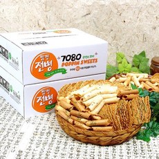 푸르젠 추억의 7080 팝핀전병 1kg+1kg, 1