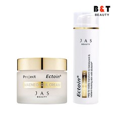 쟈스 엑토인 맨얼굴 크림 55ml + 엑토인 세럼 EX 50ml, 색상:단일