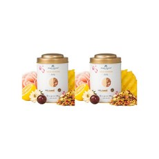 Taimei Teatime 로즈 자스민 허브티 120g 2팩, 2개, 1개입
