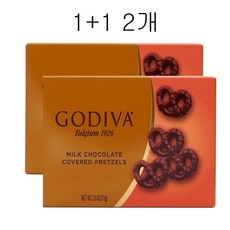 고디바 밀크초콜릿 커버 프레즐 71 g 2개, 71g