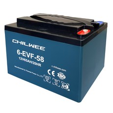 전동용 GEL CHILWEE 배터리 6-EVF-58 - ev-1288