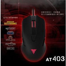 게이밍마우스 at403 406e-sports유선 데스크톱 컴퓨터 가정용 게임 마우스, C01-공식모델, T02-AT403엑셀 타입