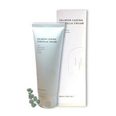 [런칭특가] 헤브블루 살몬 케어링 센텔라 크림 100ml 연어크림 홈케어 유수분밸런스 수분크림 민감피부, 1개