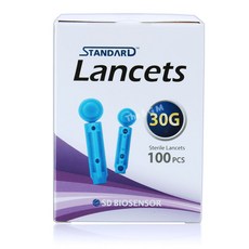 SD 스탠다드 멸균 채혈침 30G 100입, 100개입, 1개