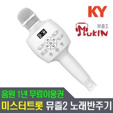 뮤즐2 블루투스 노래방 마이크 + 마이크보관함 + 스탠드 + 휴대용미러볼 + 위생커버