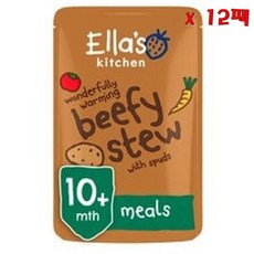 Ella's 엘라스 키친 원더풀리 워밍 소고기 스튜 190g 12팩, 12개