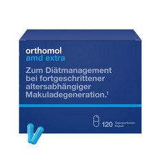 [독일직구][무료배송] 오쏘몰 AMD 엑스트라 120개입 1박스 캡슐형 orthomol AMD extra, 1개, 120개