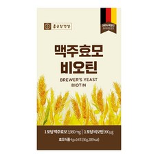 종근당건강 맥주효모 비오틴, 56g, 1개