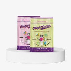 매직카펫 오리지널 7kg x 2개세트(입자선택) 고양이모래, 굵은입자/작은입자, 2개