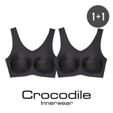 [크로커다일(언더웨어)] [크로커다일] 감탄브라 라이크라쉘론 V넥 패드일체형 브라 2종 블