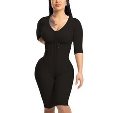 여성용 Faja 전신 보정속옷 소매 브래지어 고압축 콜롬비아나 쉐이핑 벨트 킴 카다시 안
