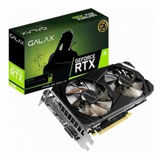 GALAX 지포스 그래픽카드 RTX 2060 BLACK D D6 6GB