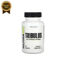 NutraBio 트리불루스 500mg 90캡슐, 90정, 1개