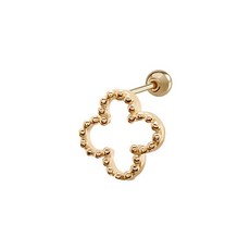 14k클로버귀걸이