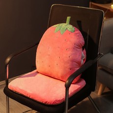 엉뜨방석 전기방석 히팅매트 의자전기장판 차박 자동차 여행용 사무실 캠핑, 40X40, 딸기