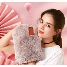 온수팩 충전식 전기난방 베이비 부케 전열보난복기 방폭 큐티 히터, 그레이