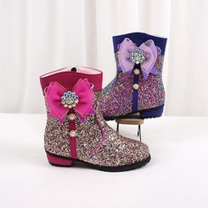 반짝이리본코사지