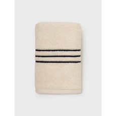 TWB Premium Stripe Face Towel 타월봄 프리미엄 스트라이프 페이스 타월 - Natural Dark Navy, Natural Khaki