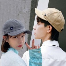부드러운 캐주얼 숏챙 남여공용 사계절 예쁜 볼캡
