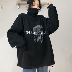 엘레스 여성티셔츠 루즈핏 자체제작 여성긴팔티 니트 맨투맨
