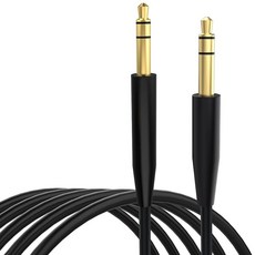 4mm3mm 오디오 케이블 코드 Bose 700 QuietComfort QC45 QC35 호환II QC25 45BT E55BT E65BTNC 블루투스 이어폰용 노이즈 캔슬링, Straight Jack