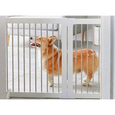 강아지 접이식 울타리 휀스 철망 철장 펜스 화이트 우드 월넛 컬러 높이 57 70 cm, 1개, 로그4단(높이70cm)(360도폴딩)