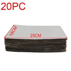 자동차흡음재 신슐레이터 자동차방음재 방음 단열 매트 밴 후드 무소음 5mm 5 매 1020, 3) 20PC