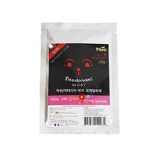 고양이 모래 탈취제 고양이 배변 모래 딸기향 50g, 4개