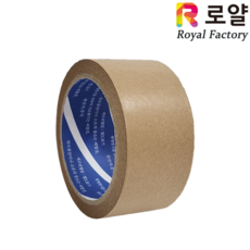 로얄팩토리 RY크라프트 박스테이프 종이 테잎 경포장 47mm x 40M, 1개