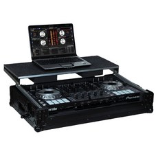 DJ 오디오 케이스 카트 공연 플레이어 장지 보관함, 롤랜드 505, 레드 (블랙 엣지)