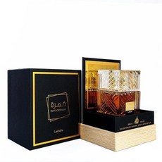 Lattafa 향수 Khamrah 남녀공용 오 드 퍼퓸 스프레이 3.4온스, 향기로운 매운맛_3.4 Fl Oz (1팩)