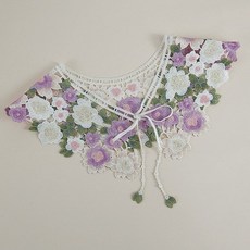 자수레이스페이크카라